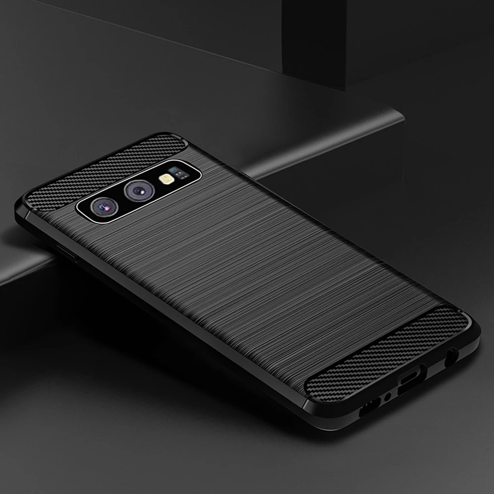 Ударопрочный силиконовый чехол для Samsung Galaxy S8 S9 S10 плюс S10E случае роскошный