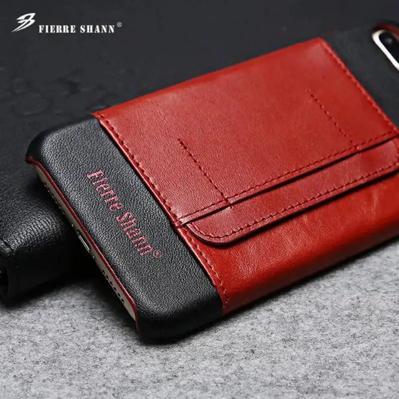 Чехол для iphone 7 8 plus apple Capa Funda Etui Роскошный кожаный чехол на заднюю панель мобильного телефона аксессуары Coque Shell carcasas слот для карт