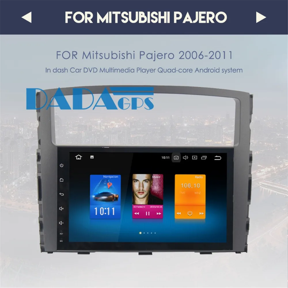 Android 8 0 автомобильное радио GPS навигация для MITSUBISHI PAJERO V97 V93 Shogun Montero 2006 + без DVD