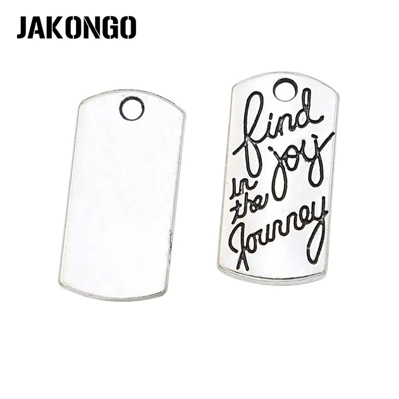 Подвеска радость в путешествии с покрытием антикварным серебром 20 шт. Подвески