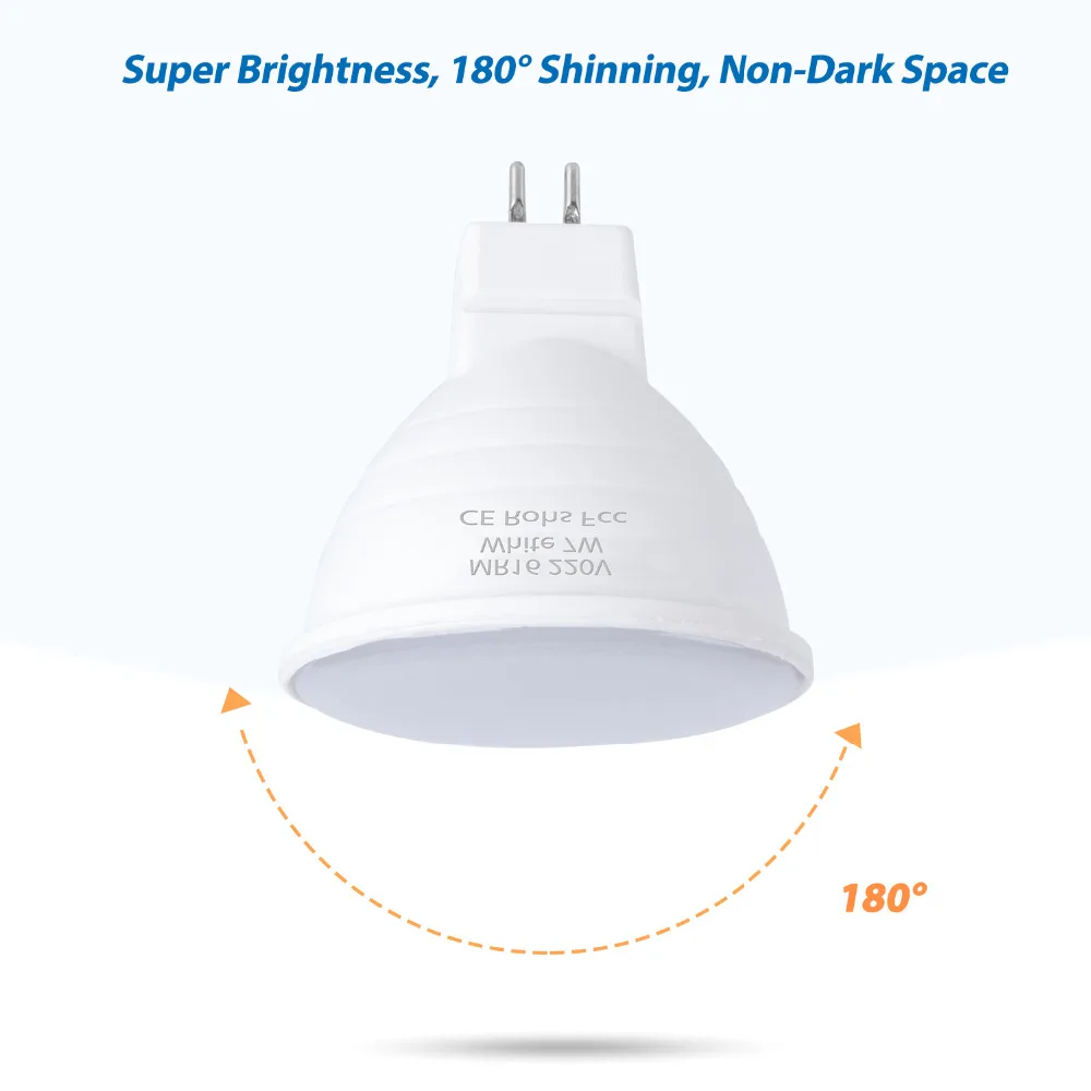 Прожектор светодиодный 5 Вт MR16 220 V кукурузы лампы 7 Вт GU10 светодиодный свет 230 V возможность замены галлогеновой лампой Светодиодная лампа 50 Вт 30 Вт GU5.3 пятно света для детей от 6 до 12 лет СИД Bombillas