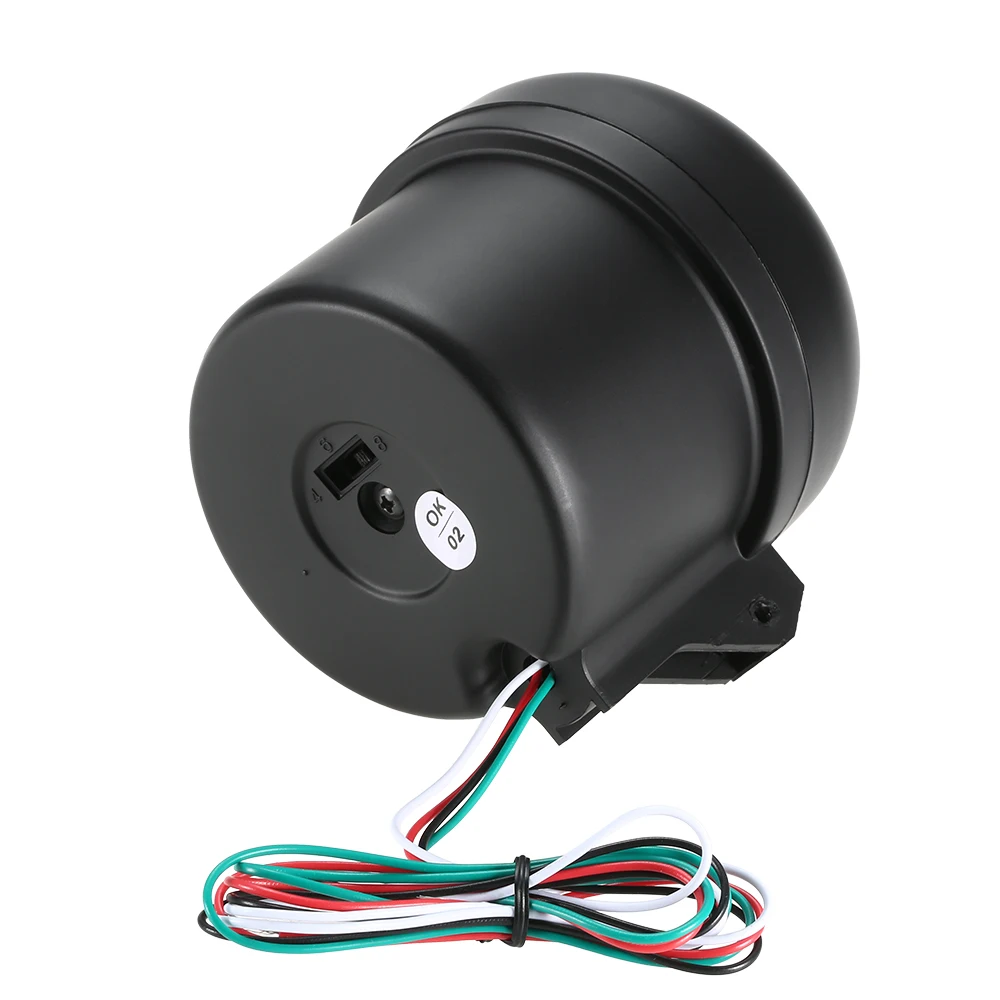 3 75 &quotавтомобиля Универсальный черный Тахометр белый Inter переключения