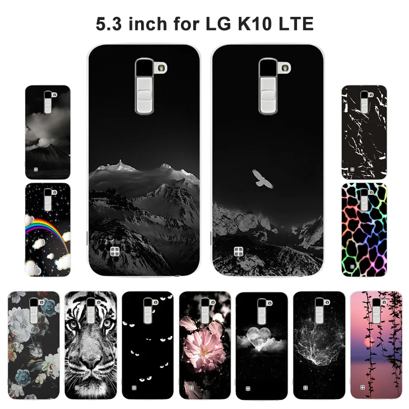 Чехол для LG K10 Чехлы Монтеня роспись на заднюю панель для телефона Fundas Silicone для K10 Lte K 10 M2 K410 K420N K430DS F670 Coque