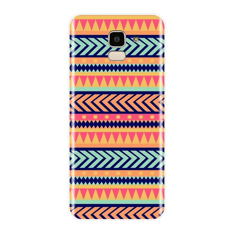 Силиконовый чехол для телефона Samsung Galaxy J3 J5 J7 2015 2016 2017 этническая задняя крышка J4 J6