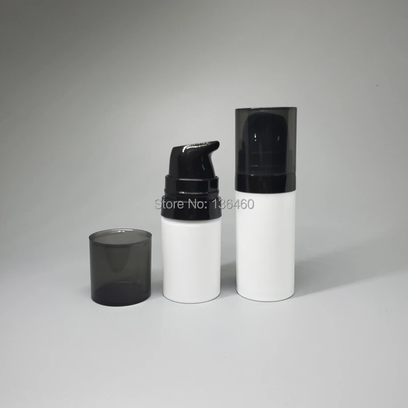 5ml Black pump airless  bottle sample airless pump serum bottles cosmetic containers cap Cream  small vacuum cover bottle