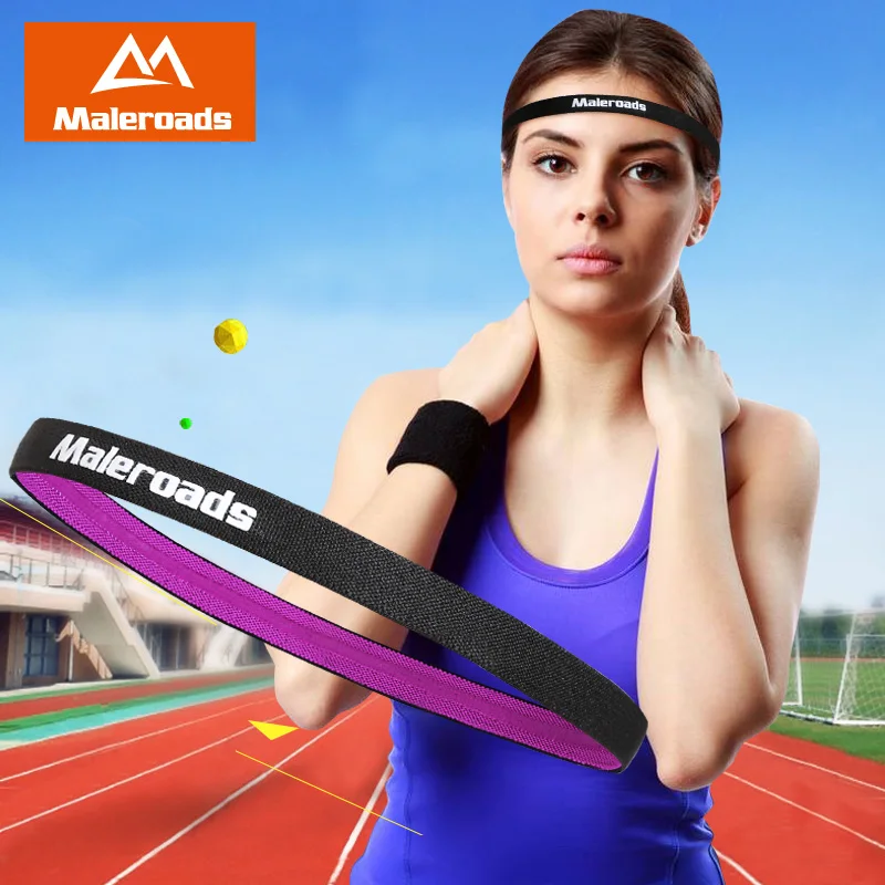 Maleroads однотонные Цвет Высокое качество полиэфирная повязка от пота для Для