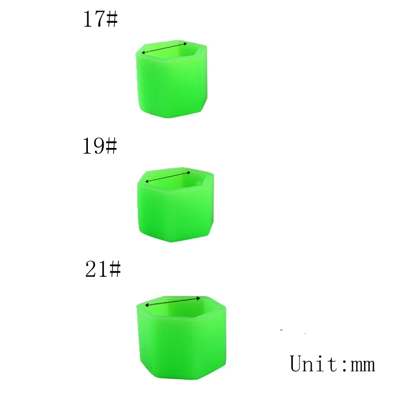 20 шт силикагель зеленое КОЛЕСО гайки крышки Защитный болт колпачки автомобиля