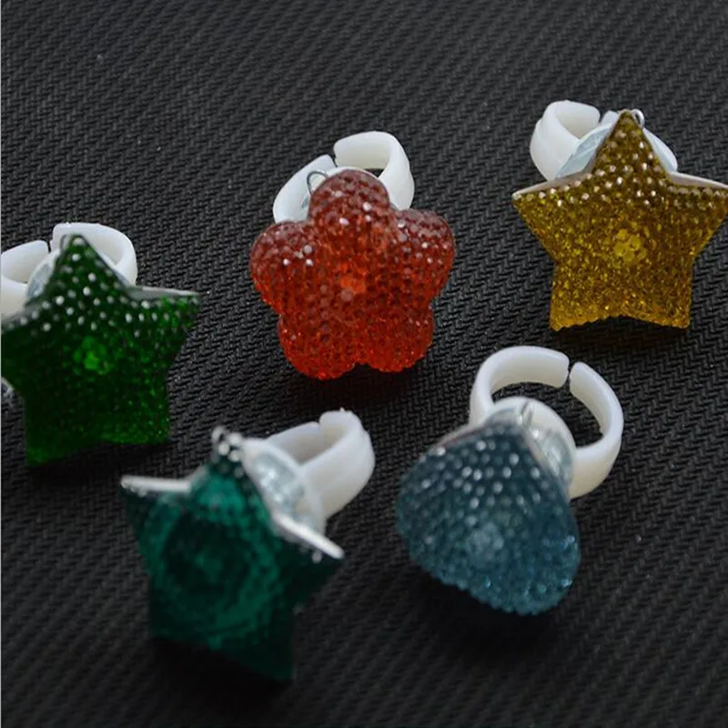 

Colorful Light Finger Rings LED Acrylic Finger Light For Children Dance Party Birthday Gift Party Supplies