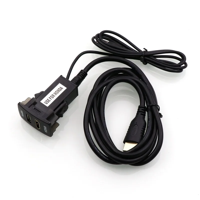 Автомобильное зарядное устройство USB разъем аудио порт с HDMI для Honda Civic Spirior CRV Fit Jazz