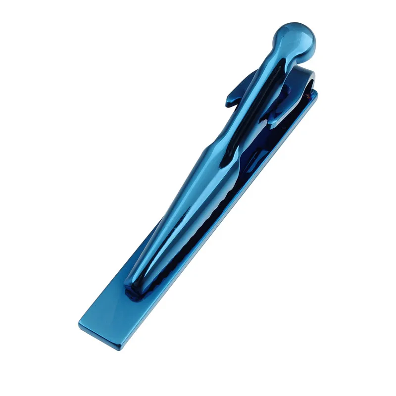 HAWSON блестящая 2 Дюймовая синяя булавка для галстука бесплатная доставка тонкий