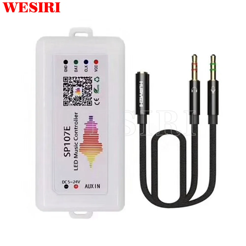 WIFI Bluetooth SP107E Pixel IC SPI музыкальный светодиодный контроллер через приложение для
