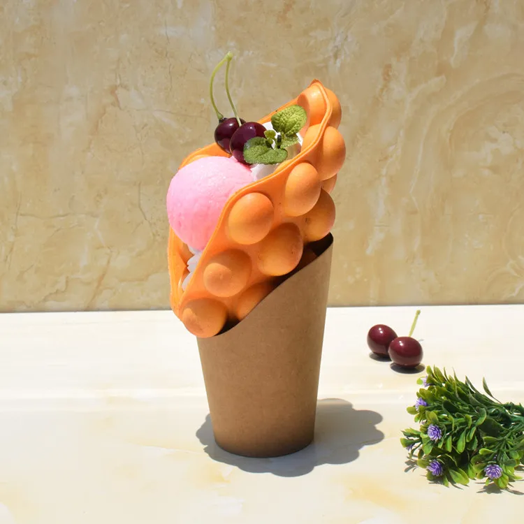 Модель для отображения мороженого яиц вафель имитация образец десерт окно