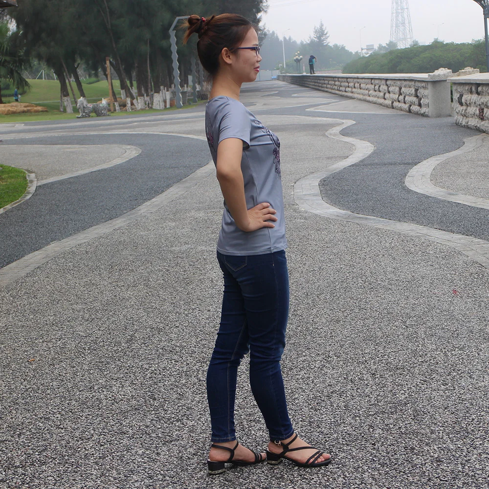 Новые модные женские туфли футболки розы череп голова с короткими рукавами и