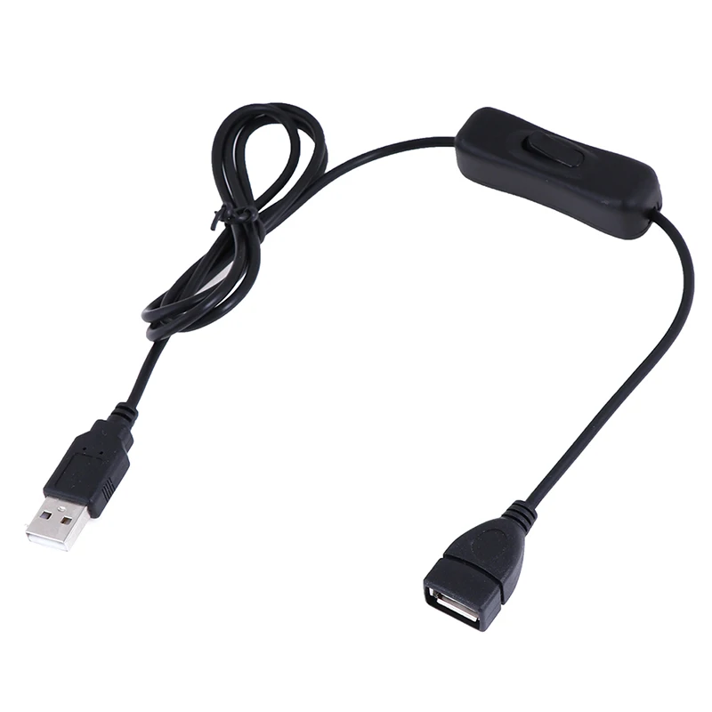 Новый 1 м USB кабель для мужчин и женщин переключатель вкл. Выкл. Кабель тумблер