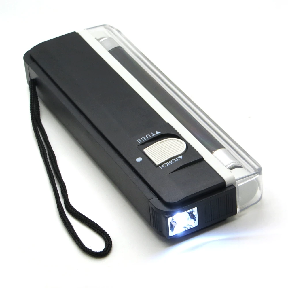 Ручной УФ светодиодный фонарик 2 в 1 для обнаружения денег 100 шт./лот|lamp phone|flashlight