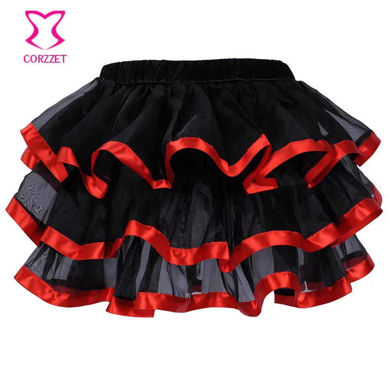 Популярный Рисунок красные губы черные атласные корсеты для талии и бюстье пуш