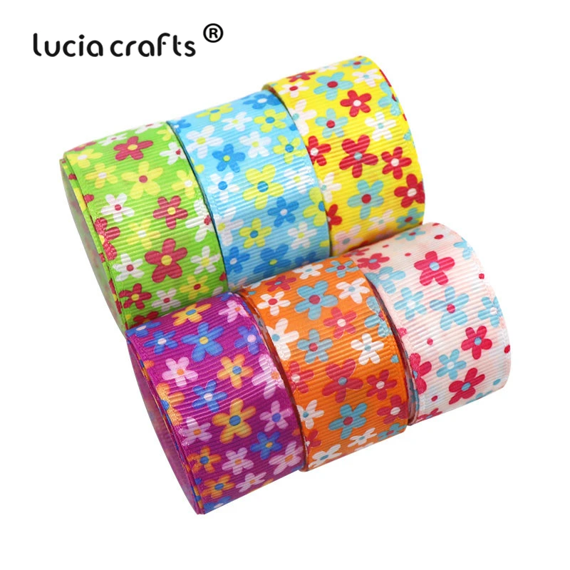 Ленты для рукоделия Lucia crafts 6 ярдов разные варианты напечатанные ленты аксессуары
