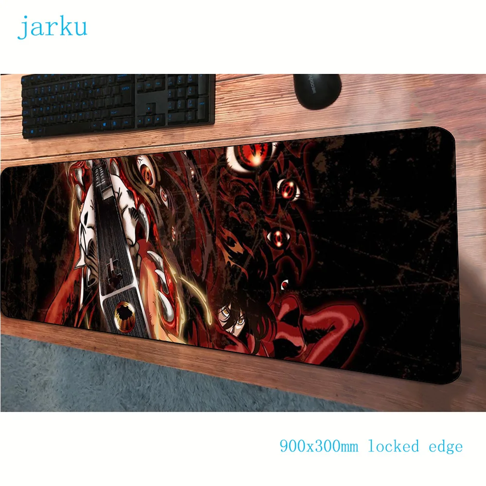 hellsing pad mouse cute computer gamer 900x300x3mm padmouse big Popular mousepad ergonomic gadget office desk mats | Компьютеры и офис