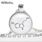 Стеклянное ожерелье в виде купола ювелирные изделия, ожерелье в стиле флуоресцентной зернистости, кофейная поилка, стеклянный купол для ювелирных изделий, стеклянный кабошон с фото HZ1