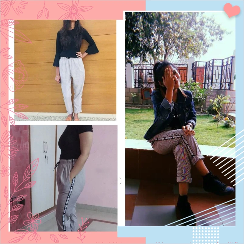 Dotfashion, хаки, на завязках, клетчатые, с буквенным принтом, женские штаны,, повседневные, модные штаны, для девушек, весна, осень, средняя талия, брюки