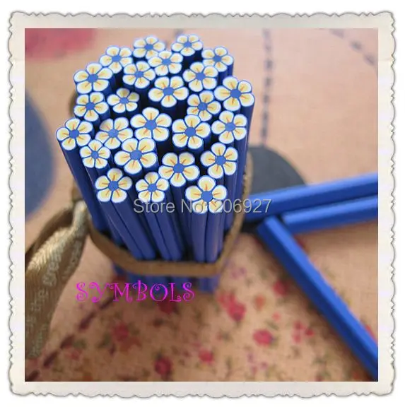 5 шт. мм милая Цветочная трость необычное украшение для ногтей полимерная глина |