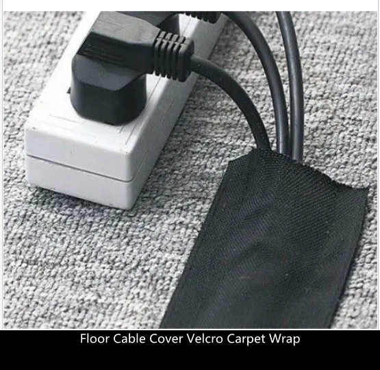 1mtr pack 75 мм широкий прочный напольный кабель крышка крючок ковер обертка|floor cable