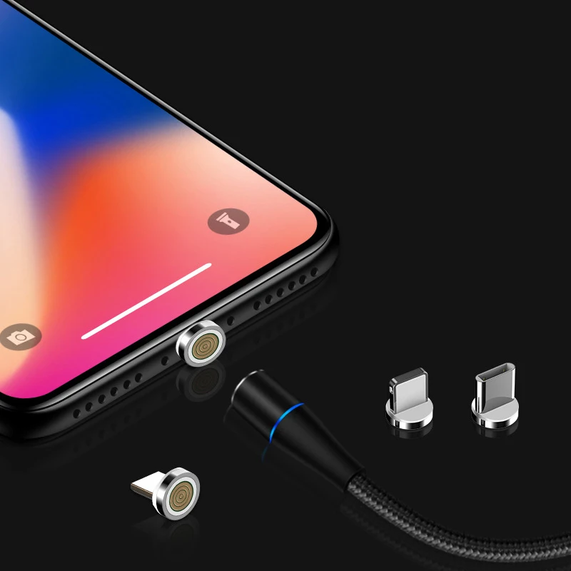 Магнитный кабель 3A Micro usb type C, адаптер для быстрой зарядки телефона Microusb type-C, магнитное зарядное устройство usb, многофункциональное устройство для xiaomi