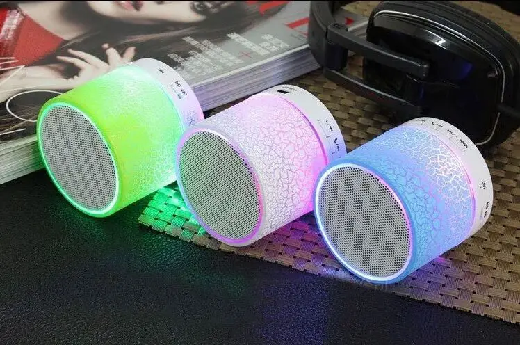 LED Портативный мини Bluetooth колонки Беспроводной громкой динамик с TF USB FM микрофоном