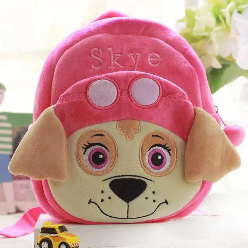 Skye Щенячий патруль, кукла из мультфильма, плюшевый рюкзак, Скай, разделяемая маленькая школьная сумка, мягкие безвредные детские фигурки, несколько стилей - Цвет: Skye