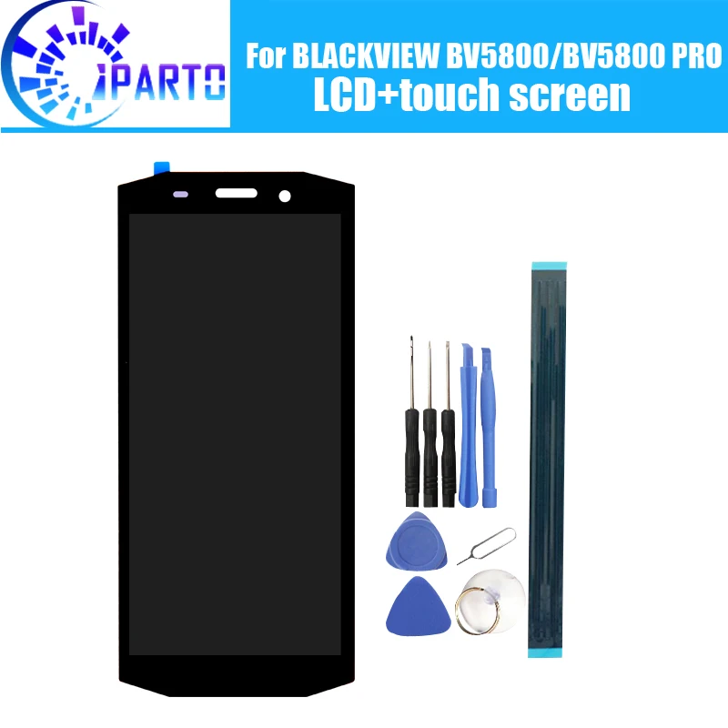 BLACKVIEW BV5800 ЖК-дисплей+ сенсорный экран протестированный ЖК-дигитайзер стеклянная панель Замена для BLACKVIEW BV5800 PRO