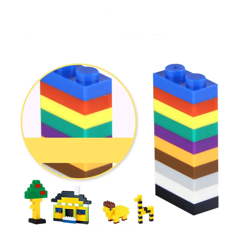1x2 Thin Bricks Classic Base Building Blocks Small Enlighten Learning Toys For Kid Each Pack 100g About 300PCS | Игрушки и хобби