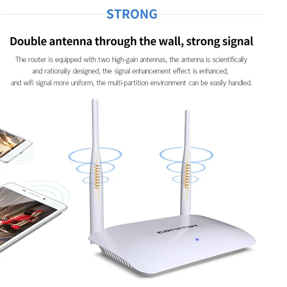 Беспроводной домашний маршрутизатор Comfast Wi Fi роутеры для беспроводного