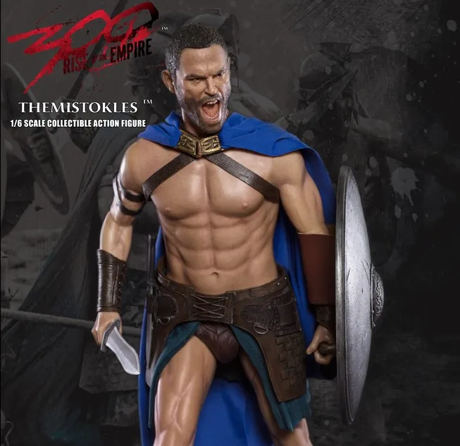 

1/6 scale Collectible figure soldier 300: Rise of an Empire GENERAL THEMISTOKLES 12" action figure doll Plastic model toy D1930