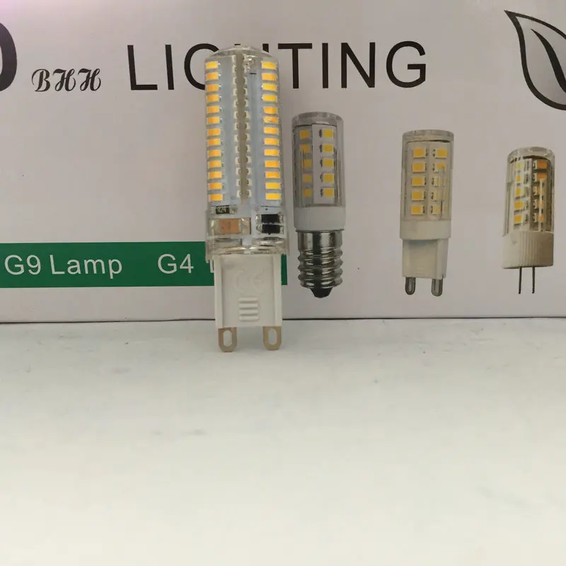 10 шт. G4 G9 светодиодный 12 В AC220V 3 Вт/7 Вт/9 Вт/10 Вт/12 Вт Светодиодный светильник светодиодный светильник SMD3014 2835 bombilla светодиодный G4 галогенная лампа для домашнего освещения