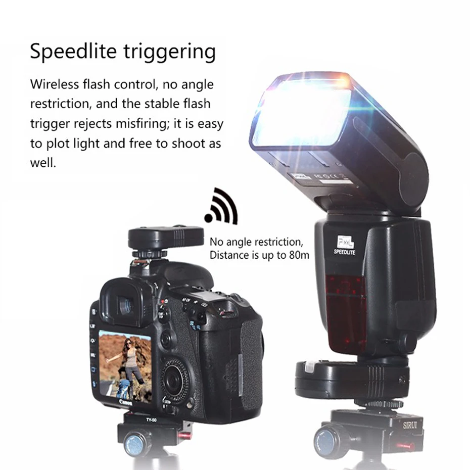 INSEESI Камера Flash IN 560IV IN560IV Plus Беспроводная ЖК Вспышка Speedlite + TF 361 триггер для камеры