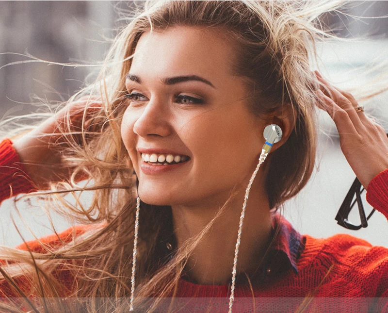 

SENFER PT25 Graphene Dynamic Earphones In Ear Stereo Earbuds HI FI Metal Phone Headset with Microphone MMCX Detachable Cable