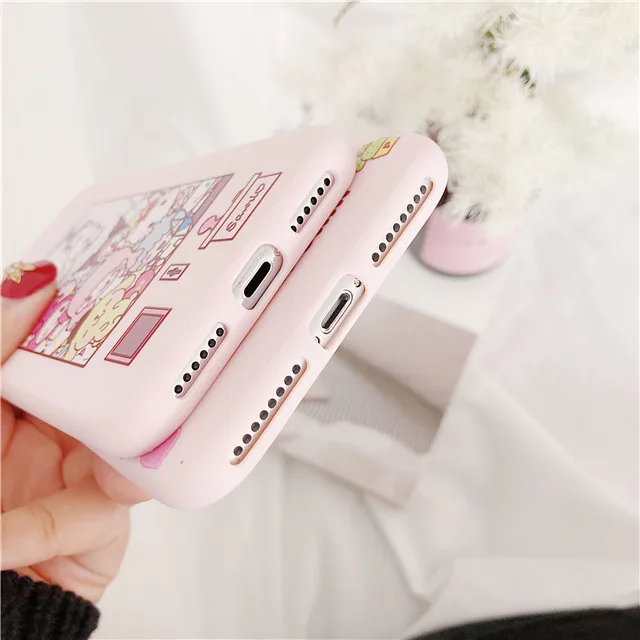 Яркие силиконовые чехлы для телефонов iphone 11 Pro Max 6 6s 7/8 plus X XS XR чехол с мультяшным