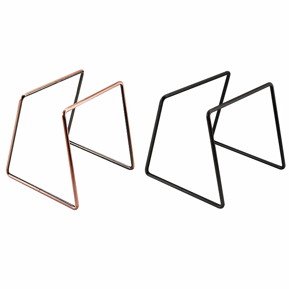 Налейте металлические подставки под чашки Бронзовый черный многоразовый