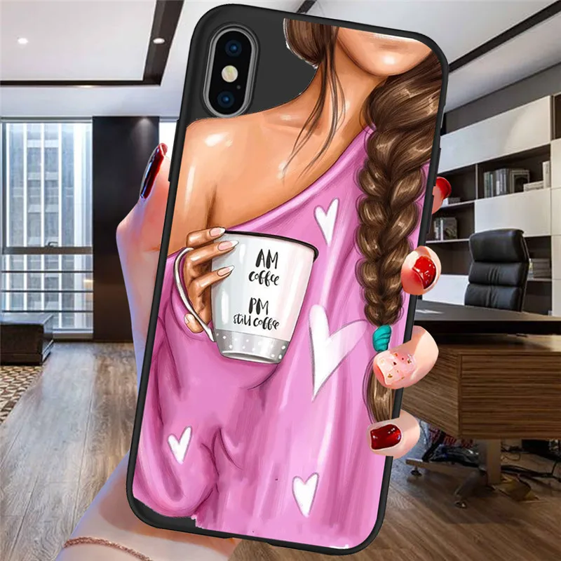Для iPhone X XR XS Max 5 5S SE 6 6S 7 8 One Plus 5 5T 7 Pro Oneplus 6 6Tphone чехол для телефона Funda Coque Etui Fashion Woman