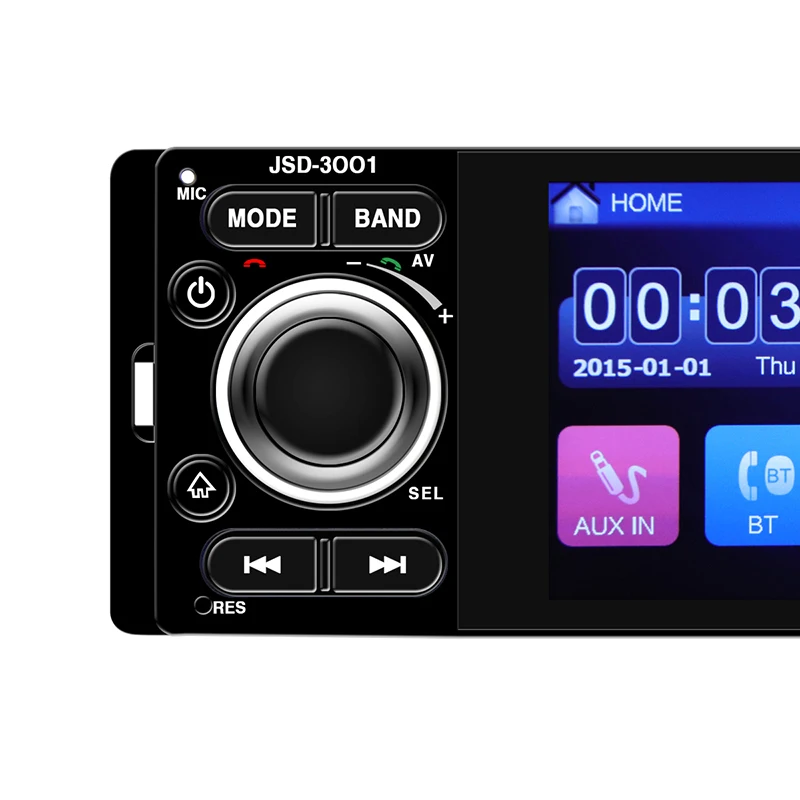 Автомагнитола 4 дюйма с сенсорным экраном автомагнитола 1 Din 3001 автомобильное