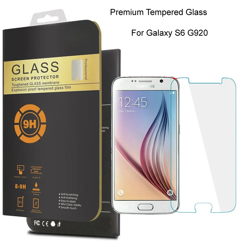 Для Galaxy S6 G920 0 26 мм Премиум переднее Закаленное стекло пленка ЖК экран протектор