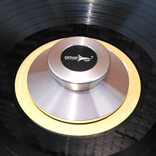 

TC-02 Acoustics LP Vinyl Turntables Metal Clamp Disc Stabilizer Record silver