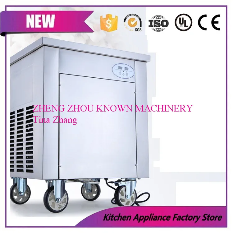 Одиночная сковорода 45 см умная машина для жареного мороженого йогурта