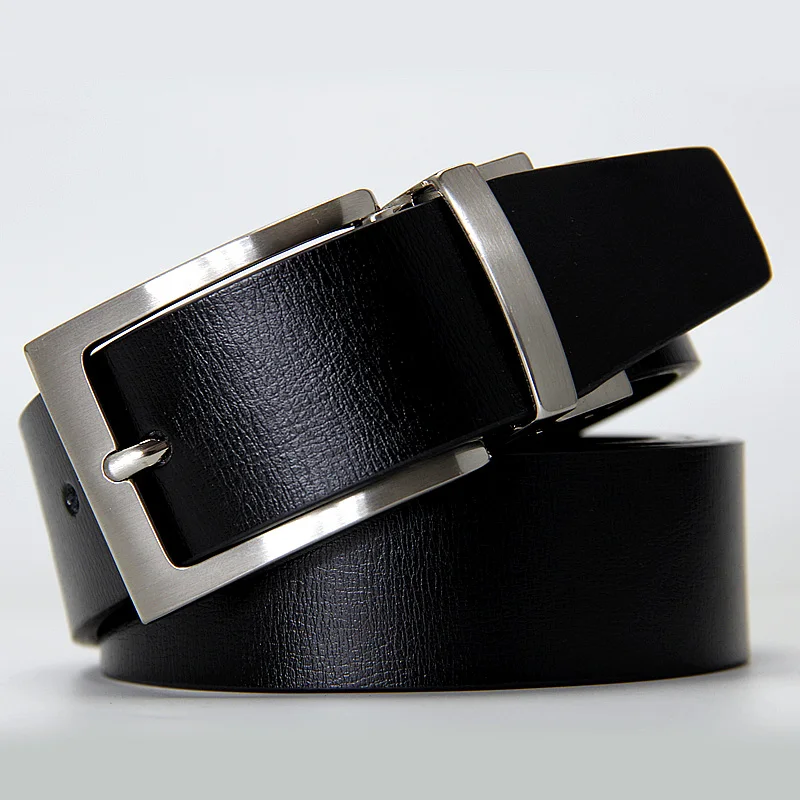 Ремни мужские высококачественные из натуральной коровьей кожи винтажные с