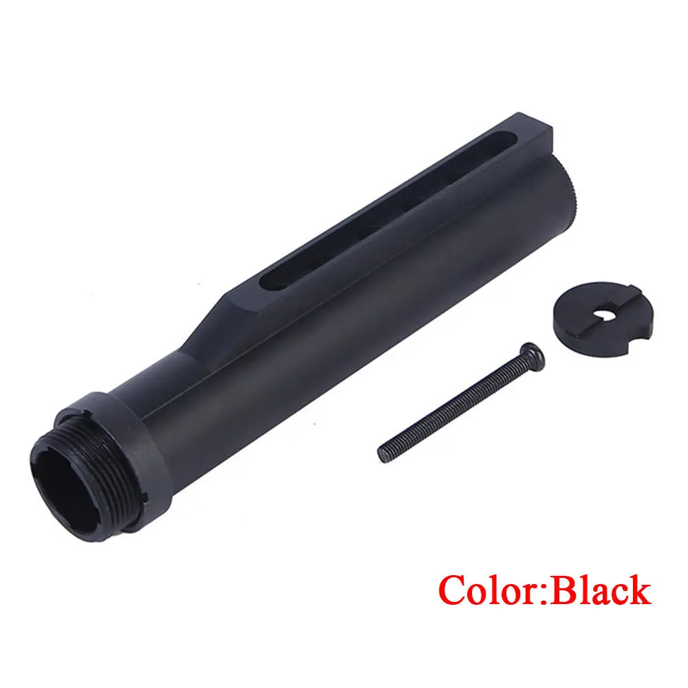 SINAIRSOFT Высокое качество 6 позиции трубы для страйкбола AEG M4/M16 Пейнтбол принадлежности охоты - Цвет: Черный