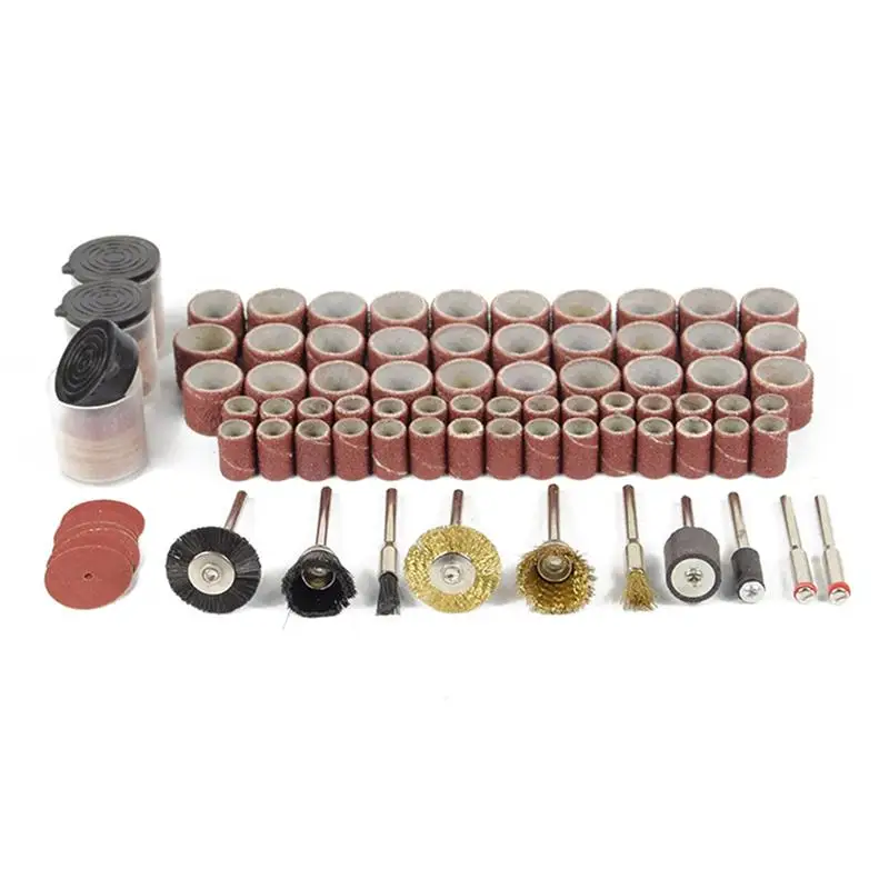 160 Pcs Wire Wheel Brush Set for Dremel Rotary Tools Abrasive Brush Polishing Brush for Cleaning Polishing deburring Grinding