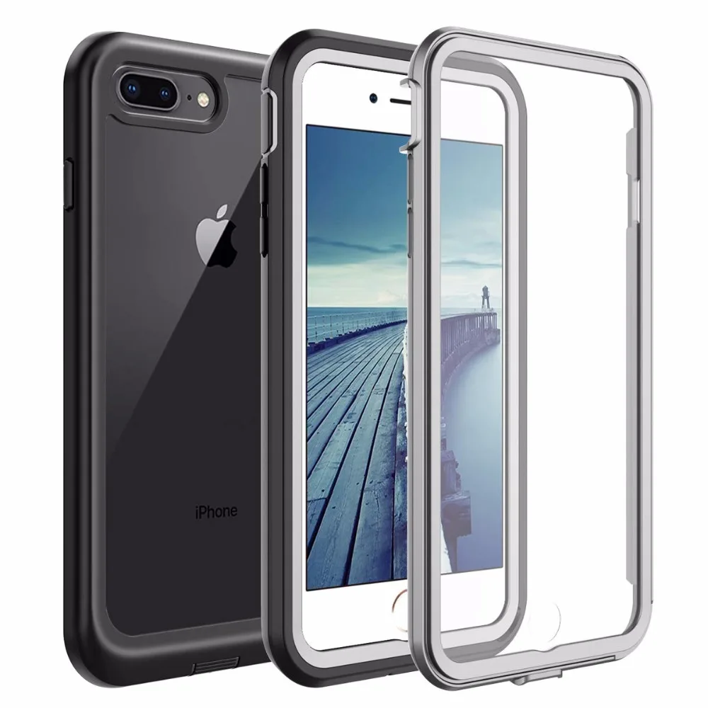 Чехол для iphone 7/8 Plus противоударный грязеотталкивающий защитный чехол с Touch ID iPhone 7