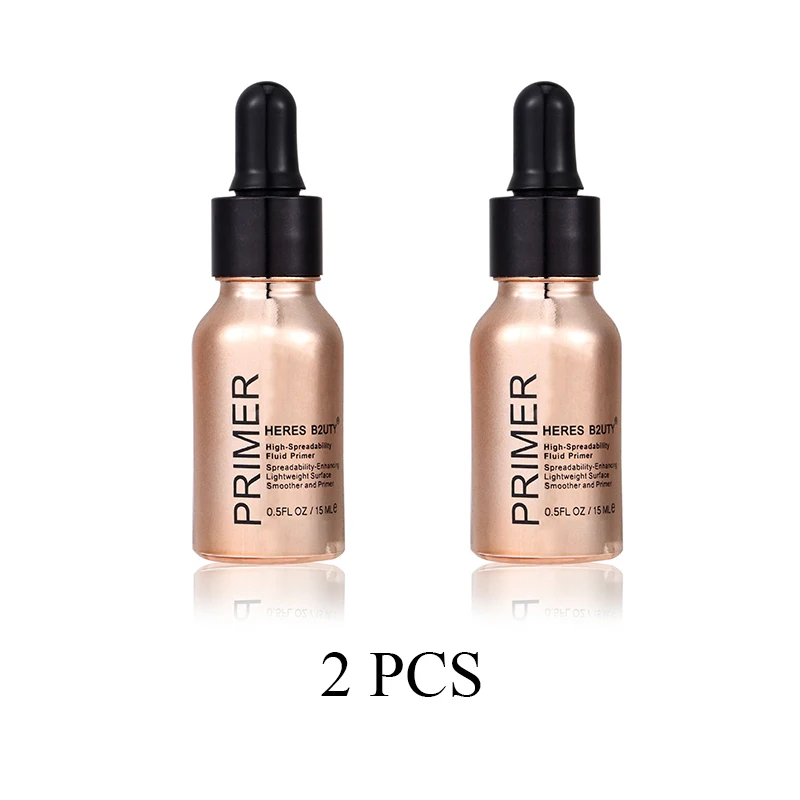 Fluid Primer-2pcs HERES B2UTY 24K Gold высокочастотный Жидкий Праймер, увеличивающий Электронные возможности, легкий гладкий и масляный праймер - Цвет: Fluid Primer-2pcs