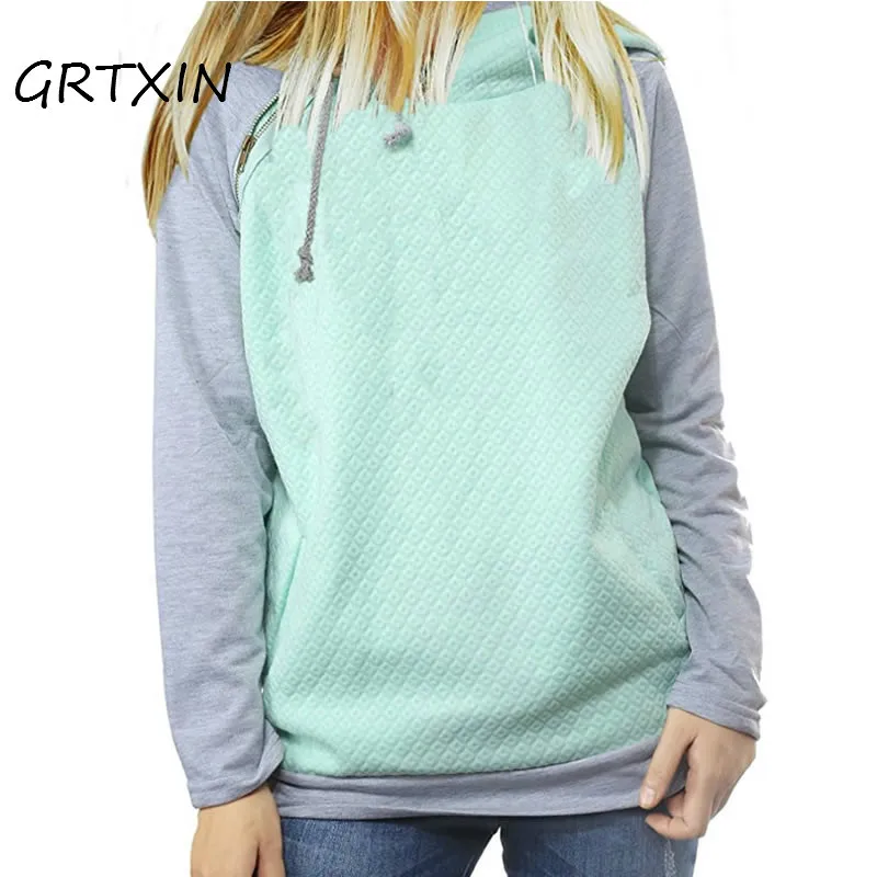 Новинка модные толстовки для женщин украшение на молнии с длинным рукавом весна