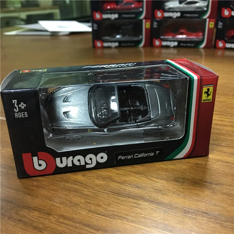 Burago 1: 64 1:43 литье под давлением автомобиля сплава мальчик ребенок автомобиль игрушки модель полный набор для ферраридала с оригинальной коробкой для детей подарок